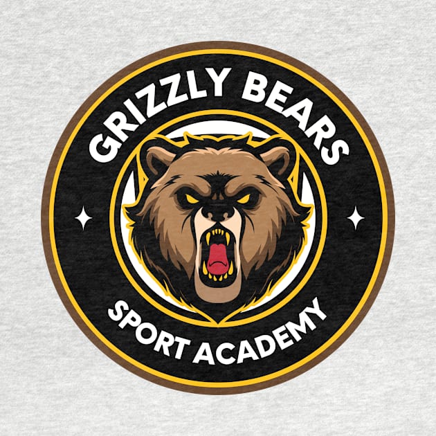 Grizzly Bears Academy by Art By Bear